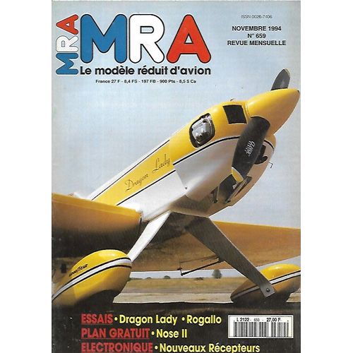 Magazine Mra - Le Modéle Réduit D'avion N° 670 - Plan Le Bloch 152 C1