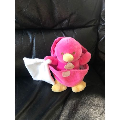 Doudou Poussin Rose Dans Un Oeuf Baby Nat