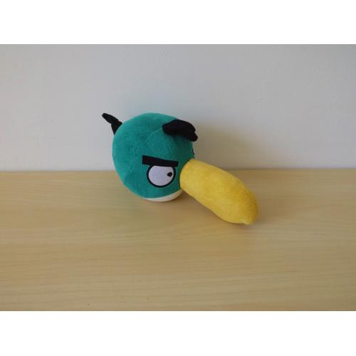 Doudou Peluche Tête Angry Birds Vert