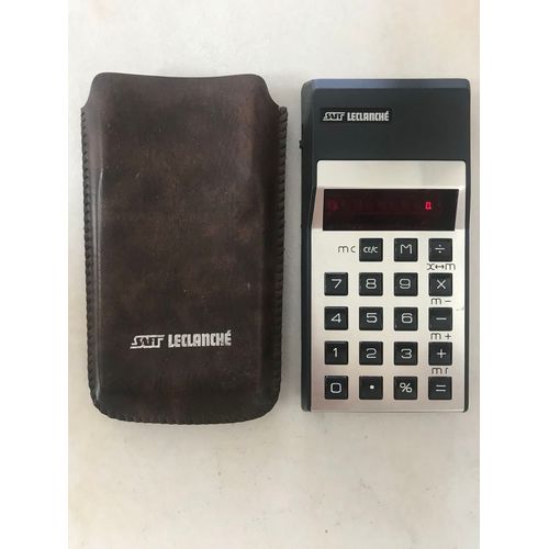 Calculatrice financière vintage SAFT leclanché X5M