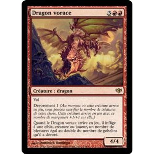 Dragon Vorace Conflux Carte Magic Fr Très Bon État