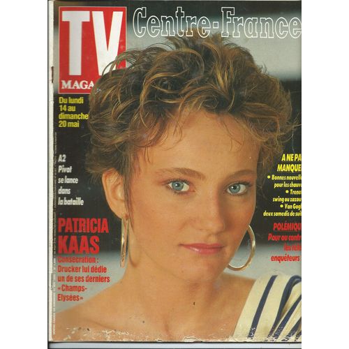 Tv Magazine Centre France 14/05/1990, Patricia Kaas, Gabrielle Lazure,Trenet, Corinne Touzet, James Brown, Mireille Mathieu, Jackie Sardou, Philippe Léotard, Risoli