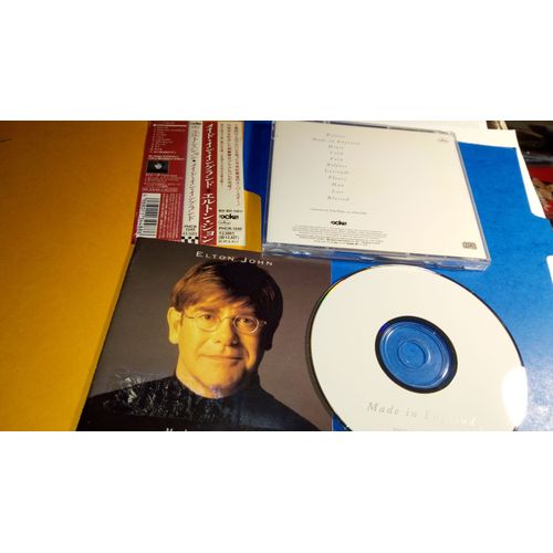 Elton John Made In England Cd Import Japan