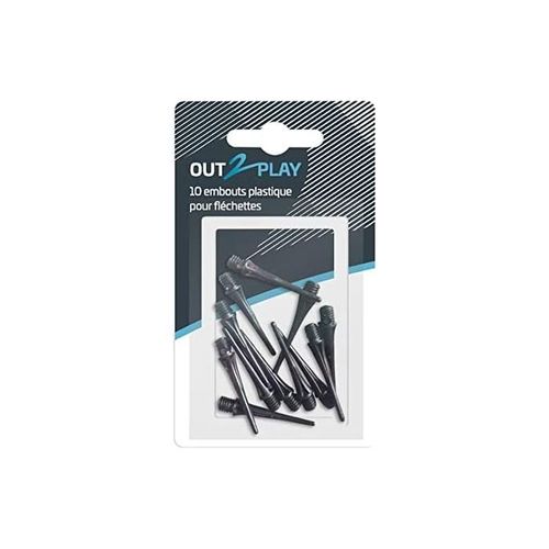 10 Embouts Plast Flechettes