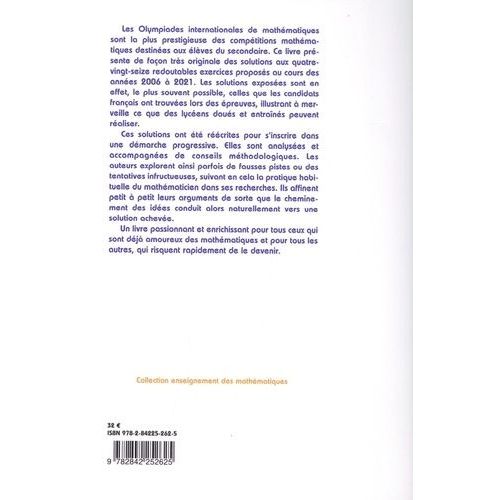 Olympiades Internationales De Mathématiques 2006-2021