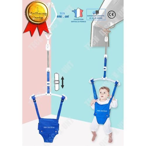 Td® Porte-Bébé Ergonomique Élastique Voyage Ventraux Naissance Randonnée Siège À Hanche Multiposition Dorsal Ventral Réglable Maman