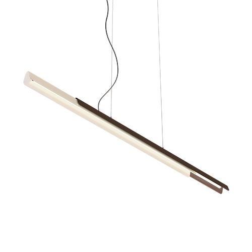 Kundalini Lampe À Suspension Dala Linear (Sable Et Finition Bois - Polyéthylène Et Aluminium)