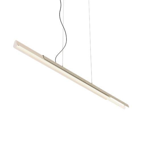 Kundalini Lampe À Suspension Dala Linear (Gris Foncé Et Finition Béton - Polyéthylène Et Aluminium)