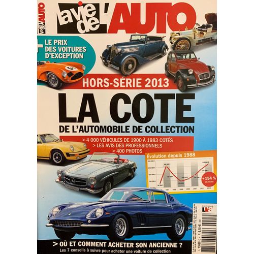 Magazine La Vie De L'auto Hors-Série 2013 N°3 La Cote De L'automobile De Collection - Où Et Comment Acheter Son Ancienne
