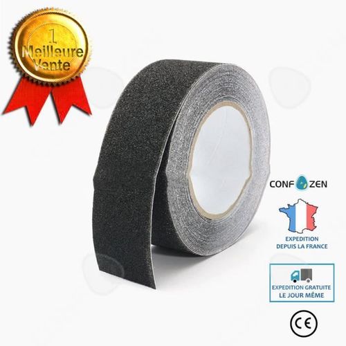 Confo® Ruban Antidérapant Adhésif, Bande Anti-G Lissante Mat Slip Bonne Viscosité Sécurité Fort Plancher Escaliers Tapis L 5cm X L 5