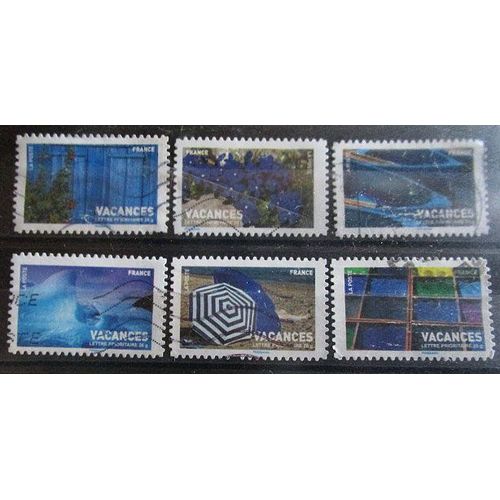 2007.Adh118;Adh121;Adh122;Adh124;Adh126;Adh127: Timbres Pour Vacances.