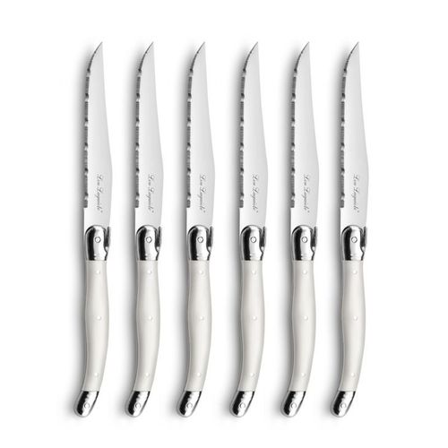 Rustic - Coffret 6 Couteaux Steak Perle