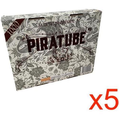 Lot 5 boites 1000 tube cigarette Piratube (5000 tubes)