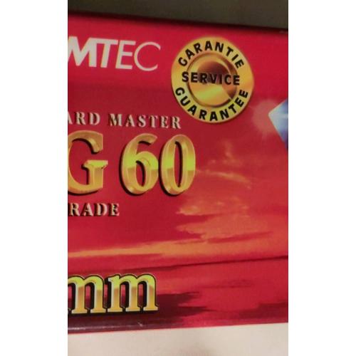 Cassette vidéo vierge HG 60 HG60 High grade Emtec format vidéo 8 mm video8 Fantastic Colours daily use pour tous les jours SP 60min SP60