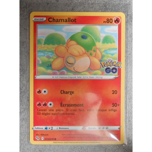 Carte Pokemon Chamallot 013/078 - Eb10.5 - Pokemon Go - Vf