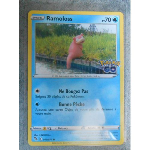 Carte Pokemon Ramoloss 019/078 - Eb10.5 - Pokemon Go - Vf