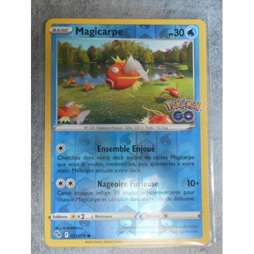 Carte Pokemon Magicarpe Reverse 021/078 - Eb10.5 - Pokemon Go - Vf -