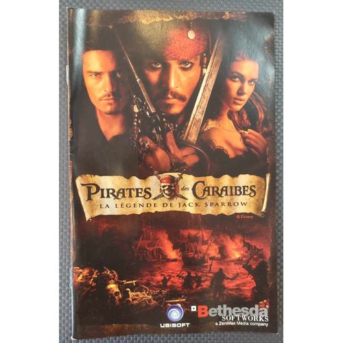 Pirates Des Caraïbes La Légende De Jack Sparrow - Notice Officielle Playstation 2 - Sony