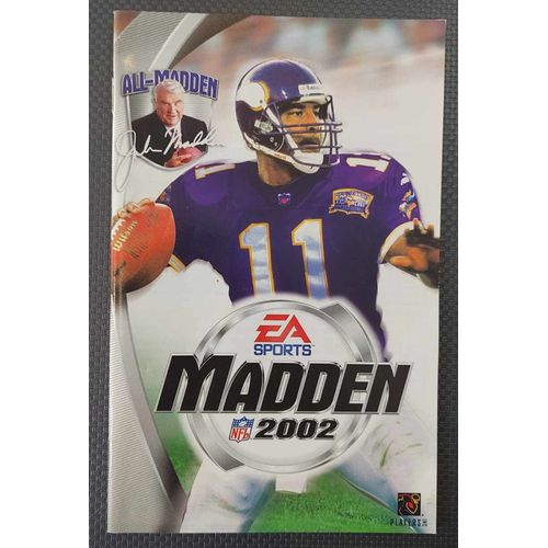 Madden 2002 - Notice Officielle Playstation 2 - Sony