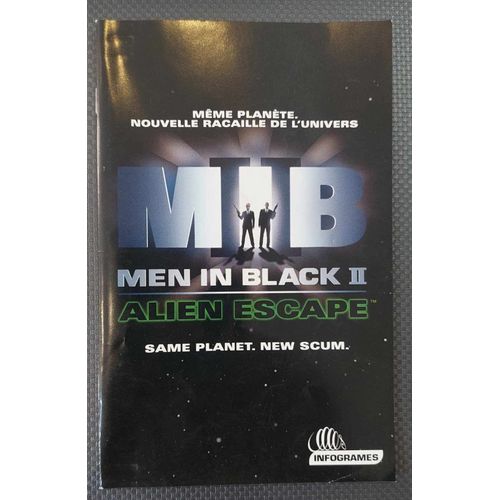 Men In Black 2 Alien Escape - Notice Officielle Playstation 2 - Sony