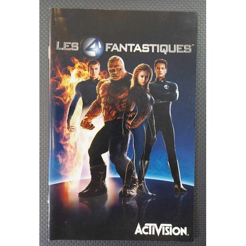 Les 4 Fantastiques - Notice Officielle Playstation 2 - Sony