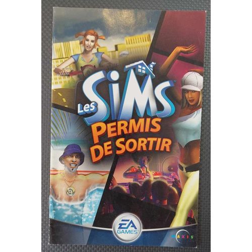 Les Sims Permis De Sortir - Notice Officielle Playstation 2 - Sony