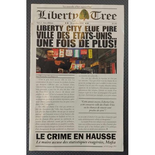 Gran Theft Auto Liberty City - Notice Officielle Playstation 2 - Sony