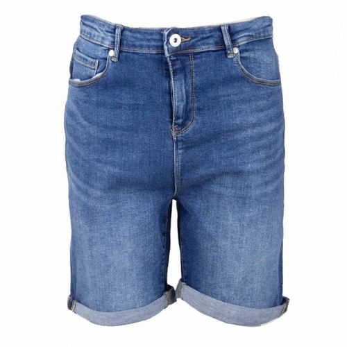 Bermuda Jean Retroussé Skinny Bleu Délavé Femme Only Carmakoma