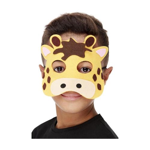Masque Feutre Jaune Girafe Enfants