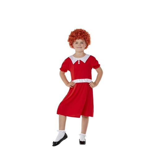Orpheline Costume Chanteur Pour Les Filles Rouge