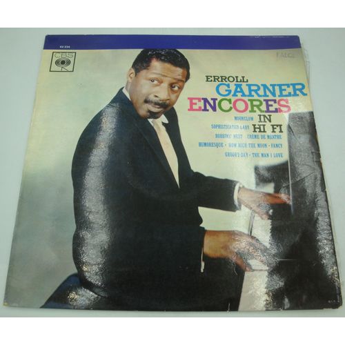 Erroll Garner Encores In Hi Fi Lp Cbs How High The Moon/Moonglow/Crème De Menthe