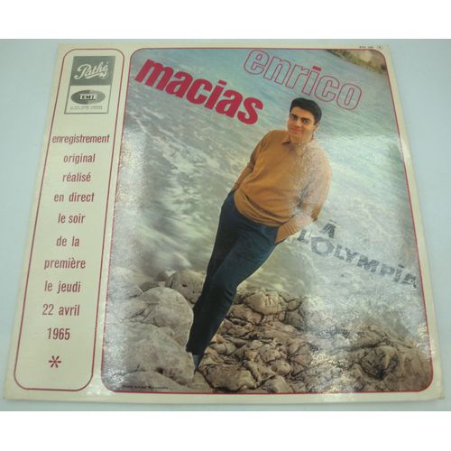 Enrico Macias À L'olympia - Il Reste Aujourd'hui/Vous Les Femmes Lp 1965 Pathé