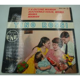 Tino Rossi Y A Qu'une Maman/Souvenez-Vous, Mama Ep 7" 1962 Columbia