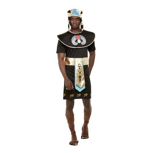 Costume Roi Égyptien Noir Pour Les Hommes