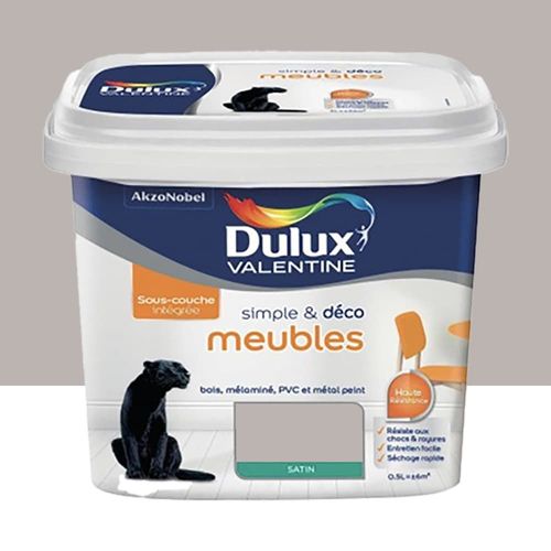 Peinture Meubles Dulux Valentine Simple & Déco Macaron glacé 0,5 L