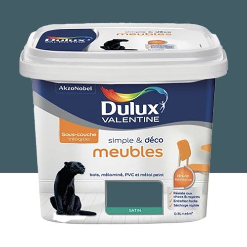 Peinture Meubles Dulux Valentine Simple & Déco Canard 0,5 L