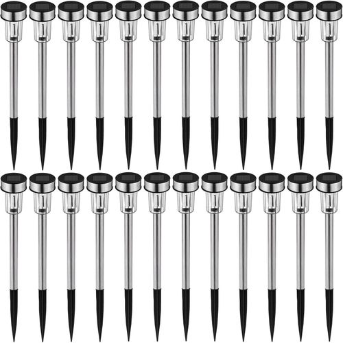 Tectake Lot De 24 Lampes Solaires Led Lumière Colorée