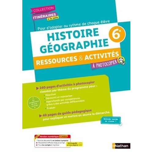 Histoire Géographie 6e - Ressources & Activités À Photocopier
