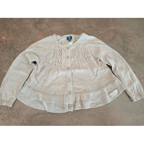 Gilet Été Marron Fille 3 Ans Terre De Marins Très Bon État