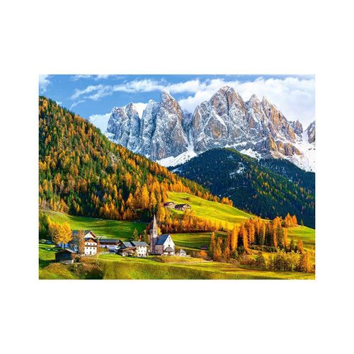 Puzzle Castorland - Église De Sainte-Madeleine Dolomites, 2000 Pièces