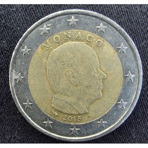 Piece De 2 Euro Monaco 2015