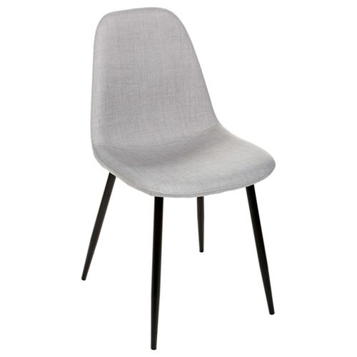 Chaise Nokas - Pied En Métal - Gris