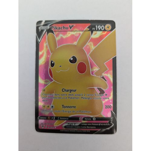 Carte Pokémon Pikachu V