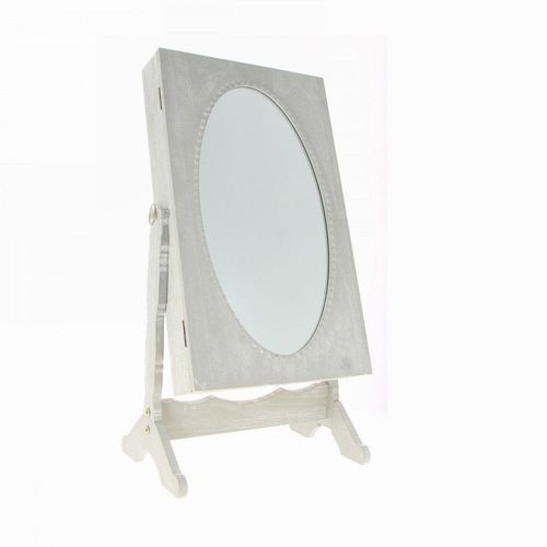 Boite à Bijoux Armoire Avec Miroir - 33x22x62cm