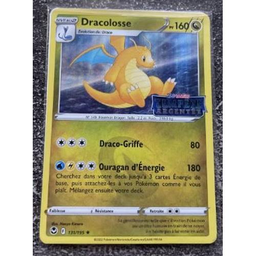 Pokemon Dracolosse 131 / 195 Holo Stamps Tempete Argentée