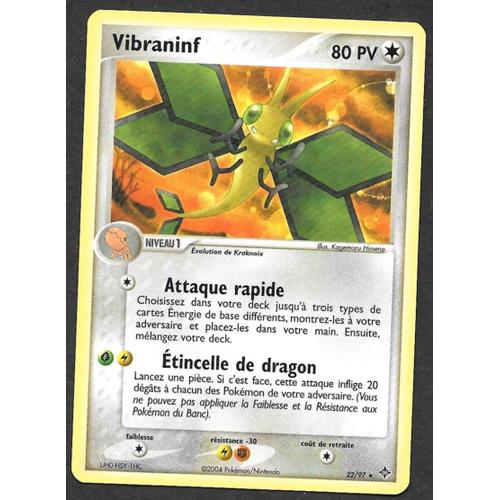 Carte Pokémon Vibraninf 22/97 - Ex Dragon (Fr)