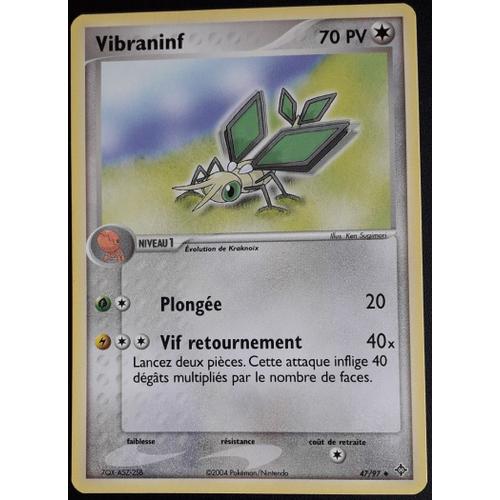 Carte Pokémon Vibraninf 47/97 - Ex Dragon (Fr)