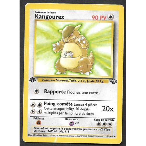 Carte Pokémon Kangourex 21/64 [Premiere Edition 1] - Jungle Wizards (Vf)