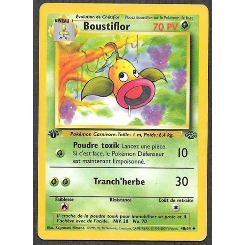 Carte Pokémon Boustiflor 48/64 [Premiere Edition] - Wizards Jungle (Vf)