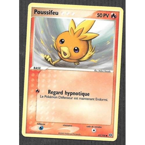 Carte Pokémon Poussifeu 69/106 - Ex Emeraude (Fr)